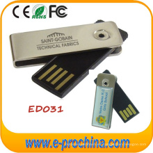 Metal UDP giratorio Stick forma USB Flash Drive (EM020)